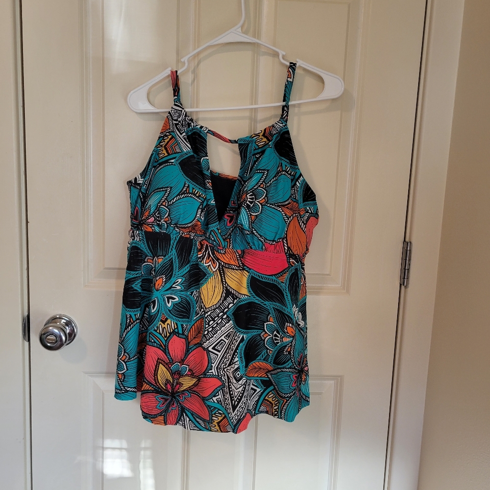 Swim top, size 1x, Boutique from JC Penney